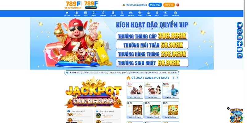 Thiết kế giao diện thân thiện, đẹp mắt của 789F